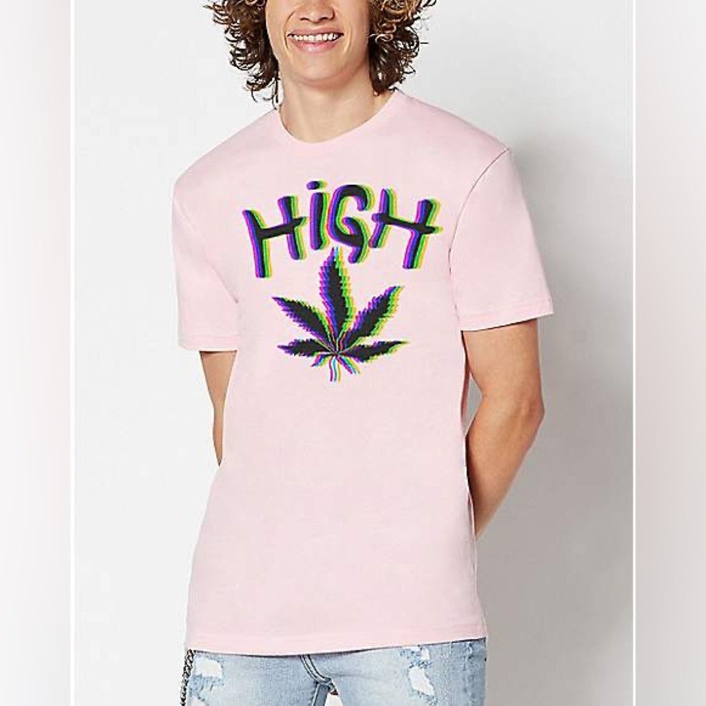 Pink High Graphic Tee